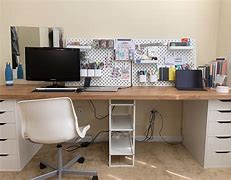 Image result for IKEA Desk Setup