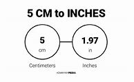 Image result for 2.5 Centimeters to Inches