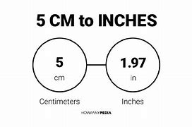 Image result for Five Inches in Cm