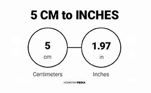 Image result for 5 Inch to Cm