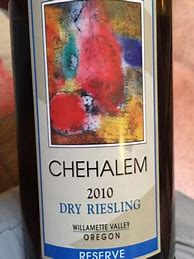 Image result for Chehalem Dry Riesling Reserve Willamette Valley
