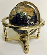 Image result for Globe with Stone Inlay