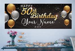 Image result for Happy 50th Birthday Banner