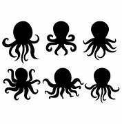 Image result for White Octopus Silhouette