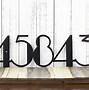 Image result for Black House Numbers Modern