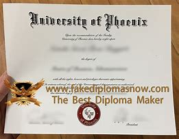 Image result for University of Phoenix Diploma Template