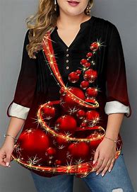 Image result for Plus Size Christmas Tunics for Women