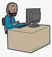 Image result for Cartoon Guy On Computer