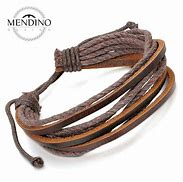 Image result for Men's Leather Rope Bracelets