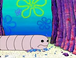 Image result for Spongebob Big Worm Ouch