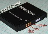 Image result for Samsung Battery Side Pin