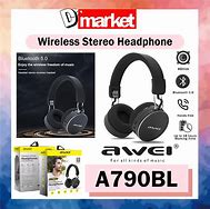 Image result for Women Wearing Awei A790bl Headphones