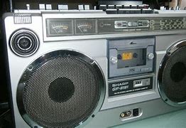 Image result for Old School Sharp Boombox