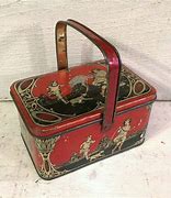 Image result for Antique Tin Lunch Box