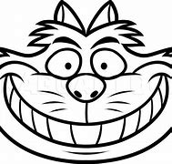 Image result for Cheshire Cat Face Drawing