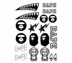 Image result for BAPE Logo Drawing