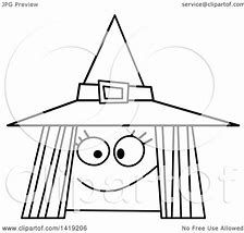 Image result for Witch Face Black and White
