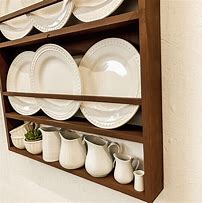Image result for Mission Wall Plate Rack