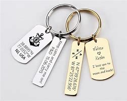 Image result for Custom Keychains Text