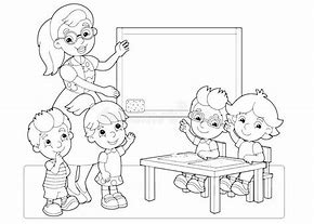 Image result for English Class Cartoon Black and White