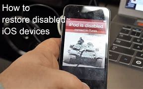 Image result for How to Fix a Disabled iPod