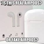 Image result for Wearing Air Pods Meme
