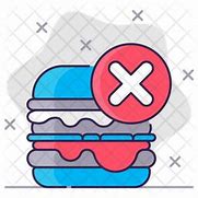 Image result for No Junk Food Icon.png