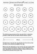 Image result for Free Printable Ring Size Guide