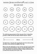 Image result for Online Ring Size Guide