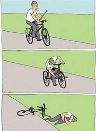 Image result for Bicycle Stick Meme Template