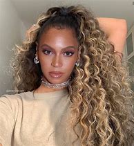 Image result for Curly Weaves Hairstyles Beyonce