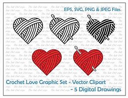 Image result for Crochet Love Clip Art