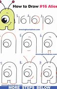Image result for How to Draw Cartoon Aliens