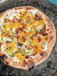Image result for Loaded Baked Potato Pizza
