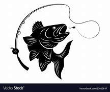 Image result for Fishing Logos Black and White