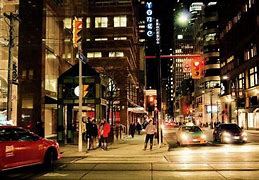 Image result for Busy Street at Night