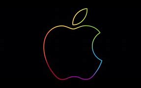 Image result for Rainbow Apple Logo Blurred