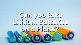 Image result for Batteries On Flights