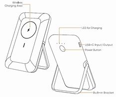 Image result for Power Bank Wireless Wrapper around Phone