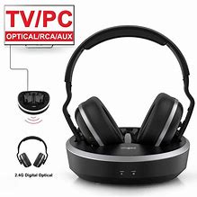 Image result for Wireless Headphones for TV with Charging Dock