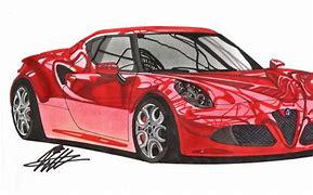 Image result for Alfa Romeo 4C Drawing
