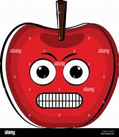 Image result for Angry Apple Cartoon