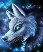 Image result for Galaxy Moon Wolf Art