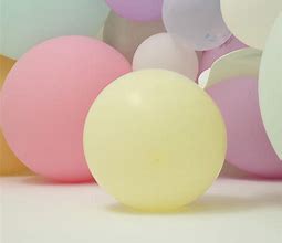 Image result for Pastel Yellow Balloons