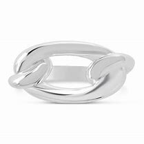 Image result for Chain Link Ring Silver