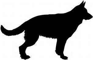 Image result for German Shepherd Silhouette