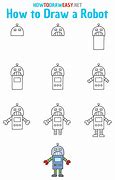 Image result for How to Draw a Robot for Kids