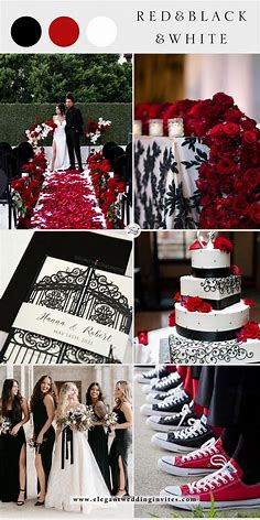 Red White And Black Wedding Theme | tunersread.com