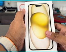 Image result for iphone 15 yellow unboxing