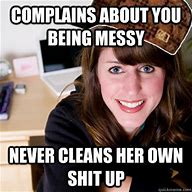 Image result for Woman Standing Messy Meme